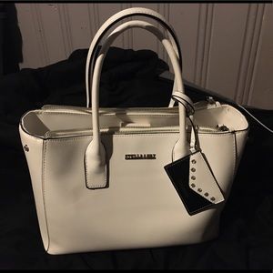 Large White Stella & Max tote purse